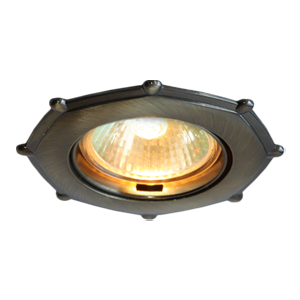Светильник галоген Росток ELP117 AB(бронза) MR16 G5.3 max50W (Шторм)